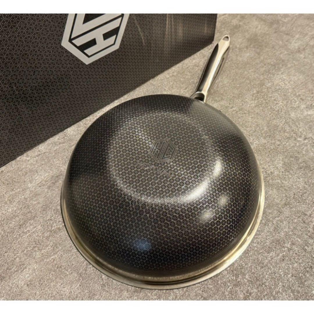 HEXCLAD 26cm中華鍋 ヘックスクラッド ハイブリッドフライパン