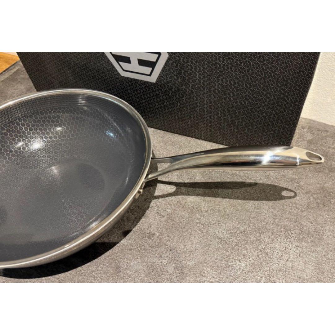 HEXCLAD 26cm中華鍋 ヘックスクラッド ハイブリッドフライパン