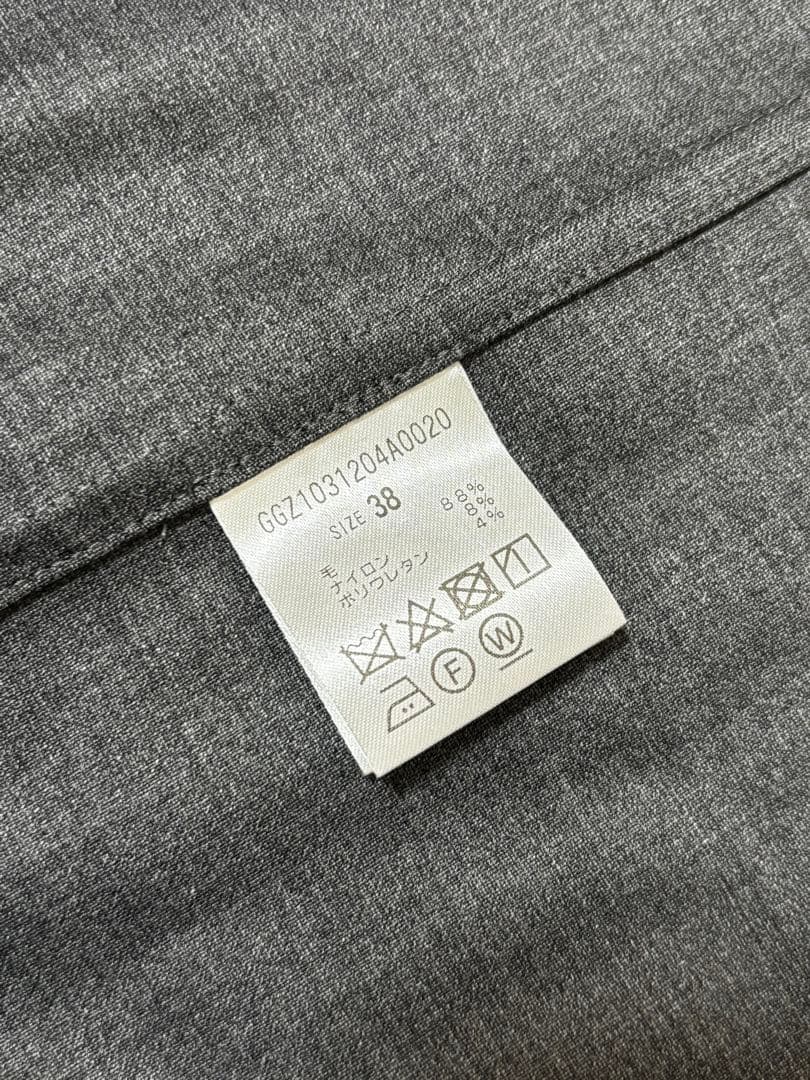 村山佳世子×Drawing Numbers スタンダードシャツ　チャコールグレー