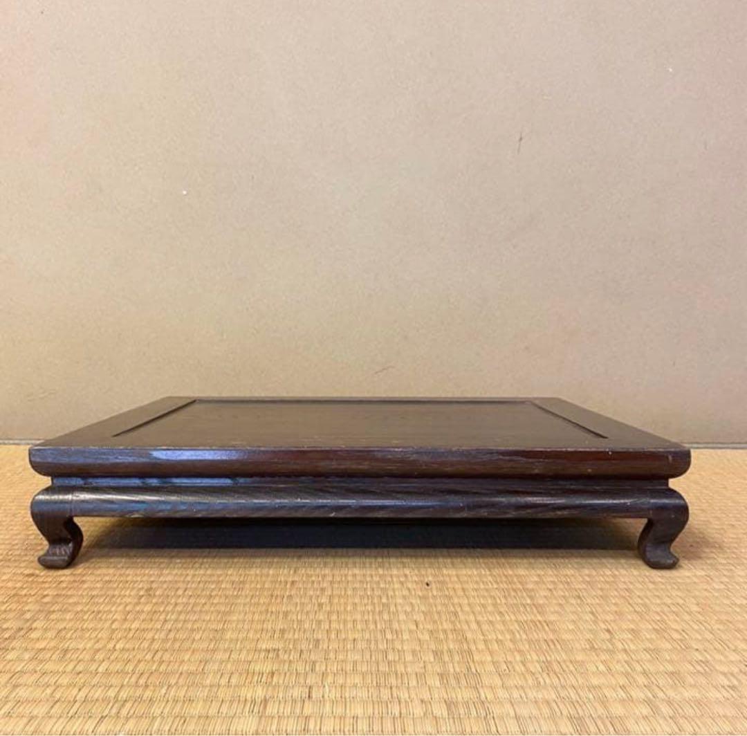 家具職人オリジナル盆栽飾り台　平卓 オリジナル一品物　48センチ