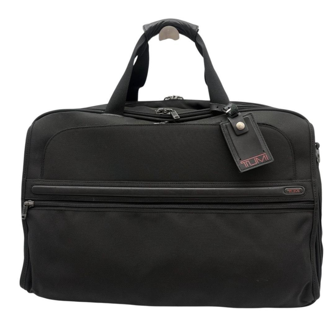 TUMI ガーメントバッグ ビジネスバッグ 2way 拡張　ナイロン　ブラック