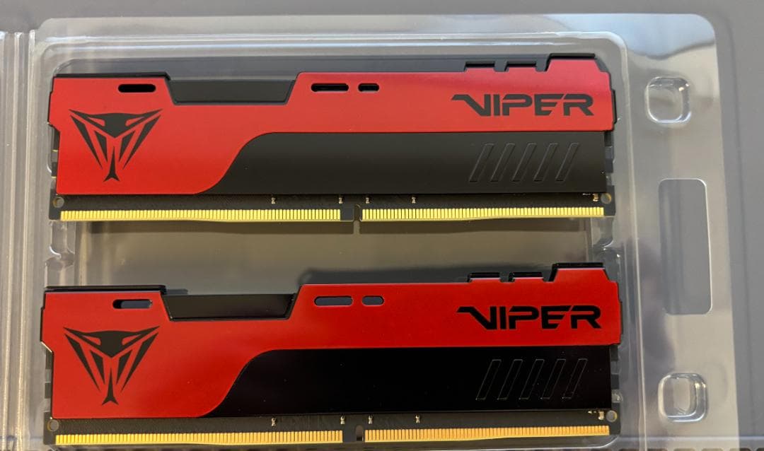 Viper DDR4 4000MHz 16GB x 2枚