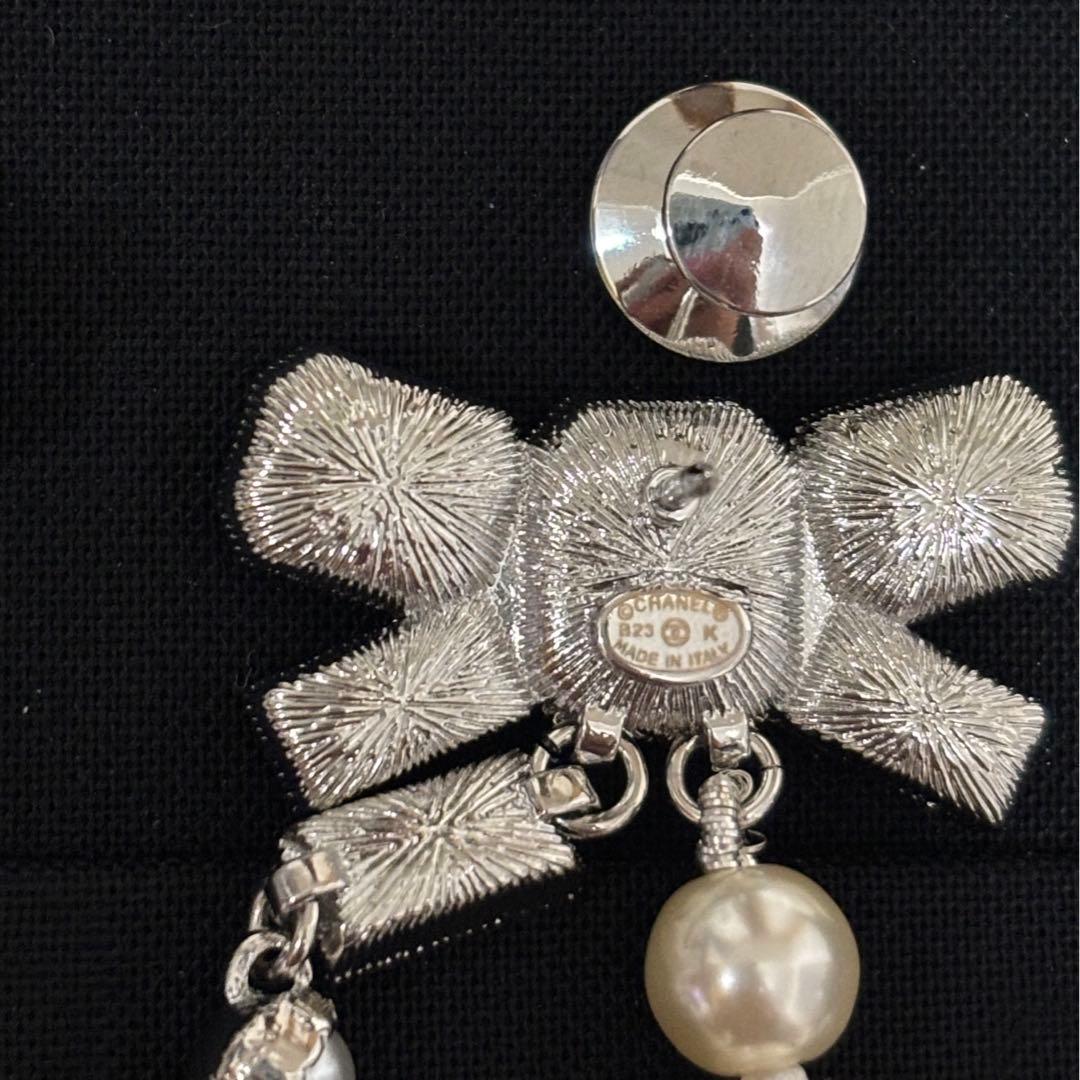 未使用 シャネル レア リボンモチーフ ブローチ