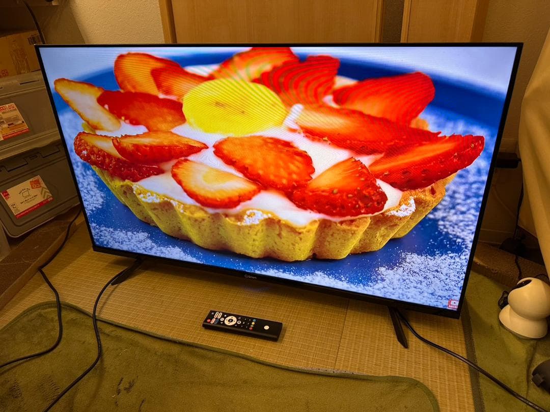 Qriom　40型　チューナーレステレビ　QRK-40TL2K　2025未使用近
