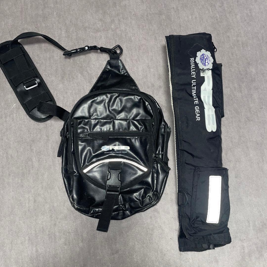 RBB リバレイ　腰巻ライフジャケット　フローティングベスト　ショルダーバッグ