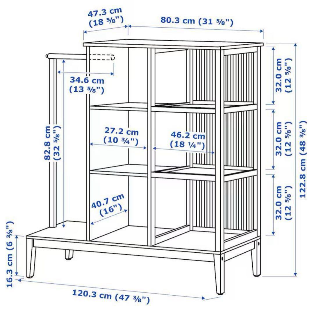 IKEA NORDKISA ノールドシーサ　ワードローブ