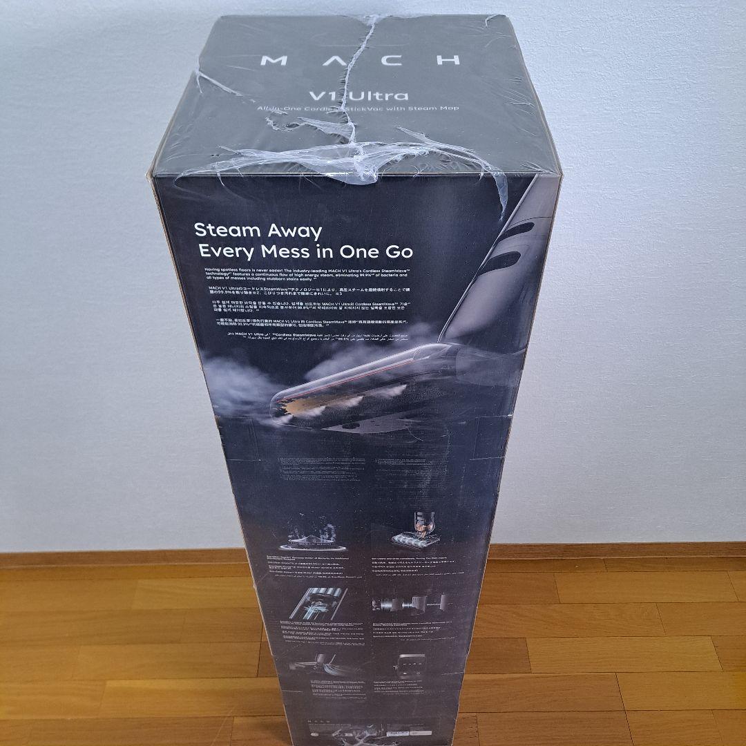 【新品未開封品】MACH　V1 ultra スチーム水拭き掃除機　マッハ