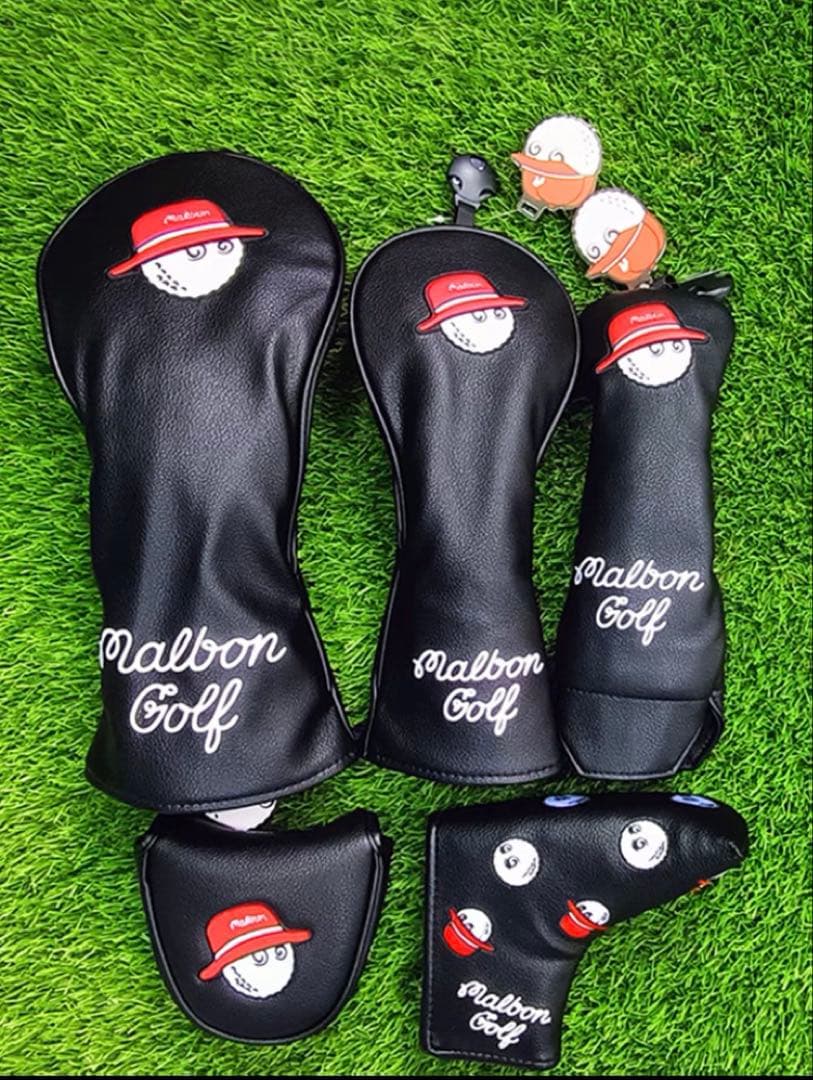 NICO　ブラック　ドライバー×1、ウッド×1、ユーティリティ×2計4