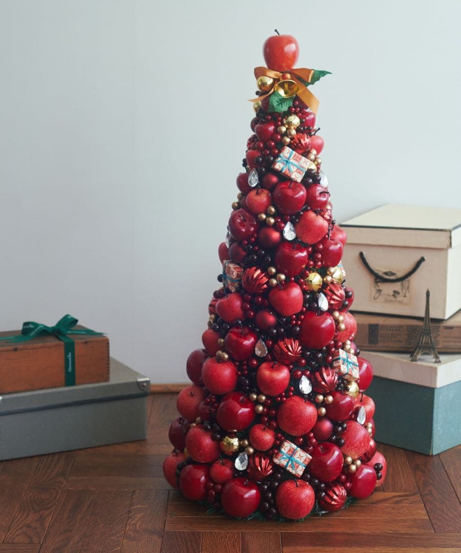 Afternoon Tea アップル クリスマスツリー XL LEDライト付き
