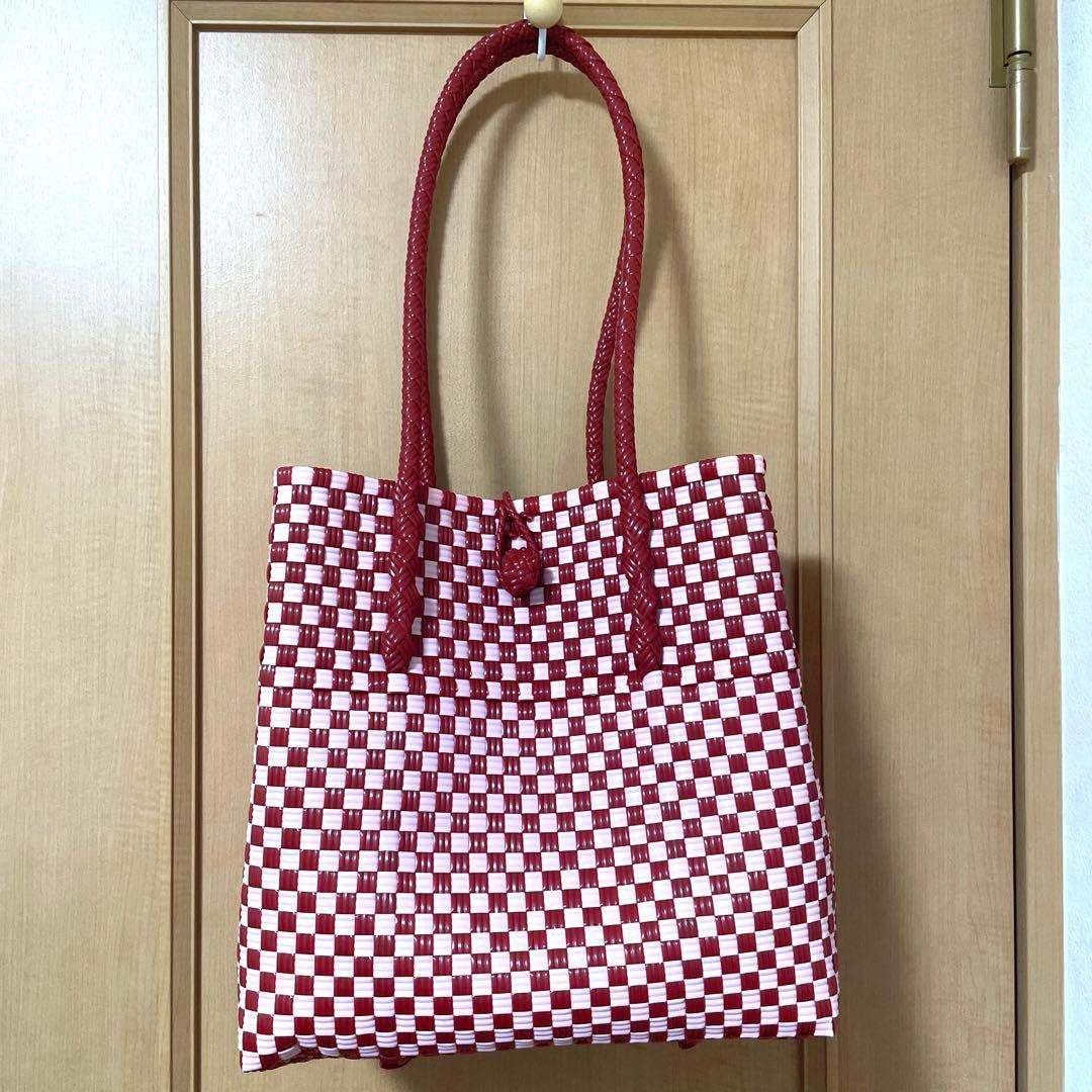 【新品未使用】mekearisa メケアリサ グミバックM ポッピー ギンガム