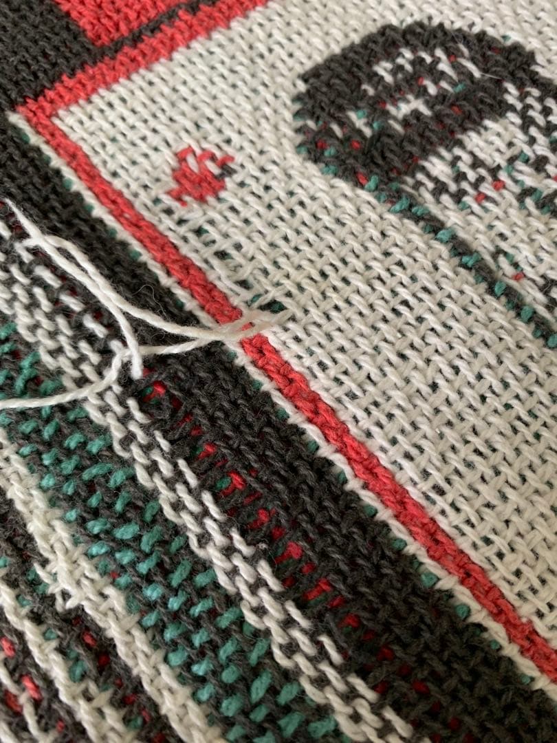 コカコーラ　ラグ　ビンテージ　アンティーク