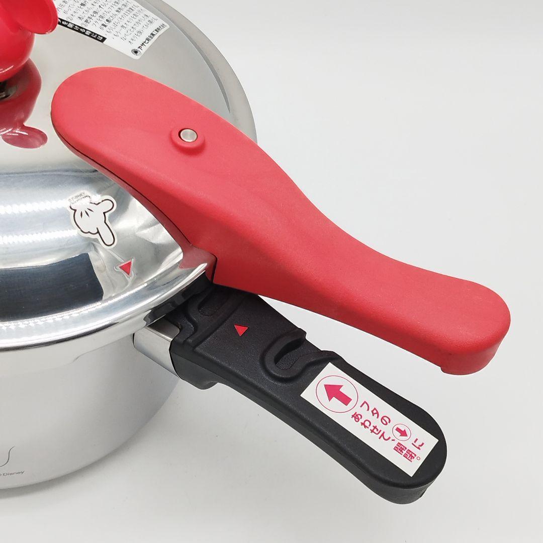 美品✨️ミッキーコラボ　アサヒ軽金属　活力鍋　4.0L　ミッキーおもり2個付