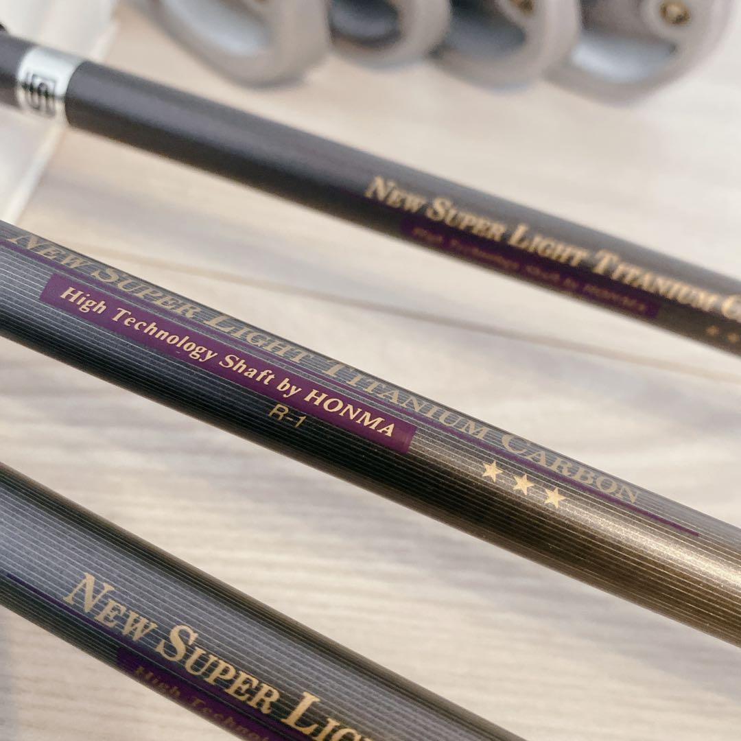 HONMA LB-280 チタン アイアン10本 BIG-LBウッド パター付