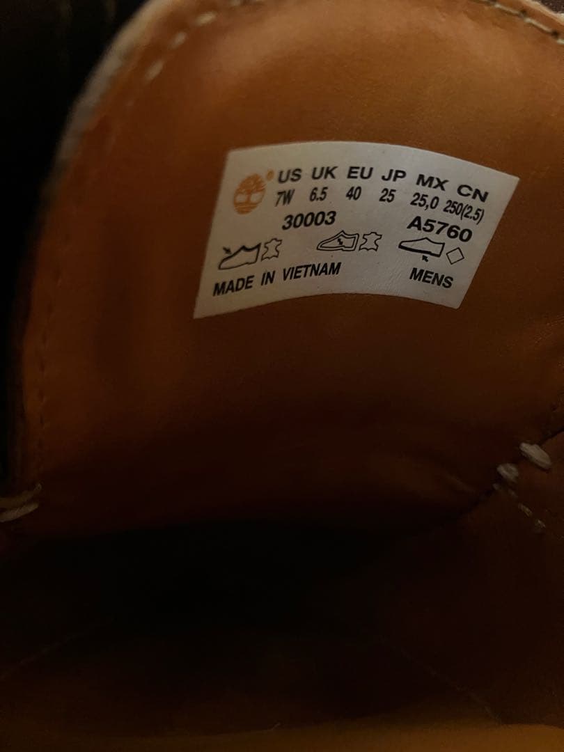 25cm Timberland ティンバーランド　3EYE CLASSIC