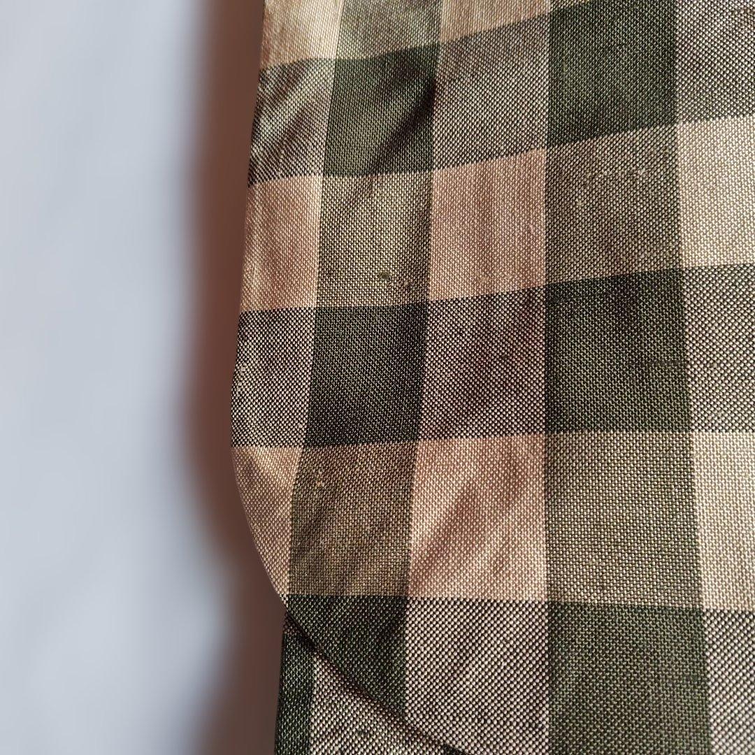 ざざんざ織　（伊兵衛織）単衣（冬こそ着用有）　玉繭　身丈159㌢　裄丈64.5㌢