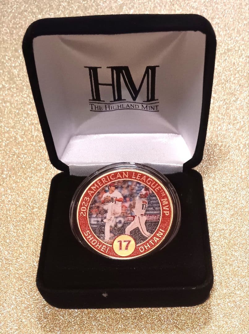エンゼルス 大谷翔平選手 2023 AL MVP受賞記念ゴールド