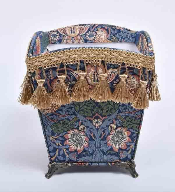 ダストボックス ジェニファーテイラー モリス イチゴ泥棒 ゴミ箱 33103BX