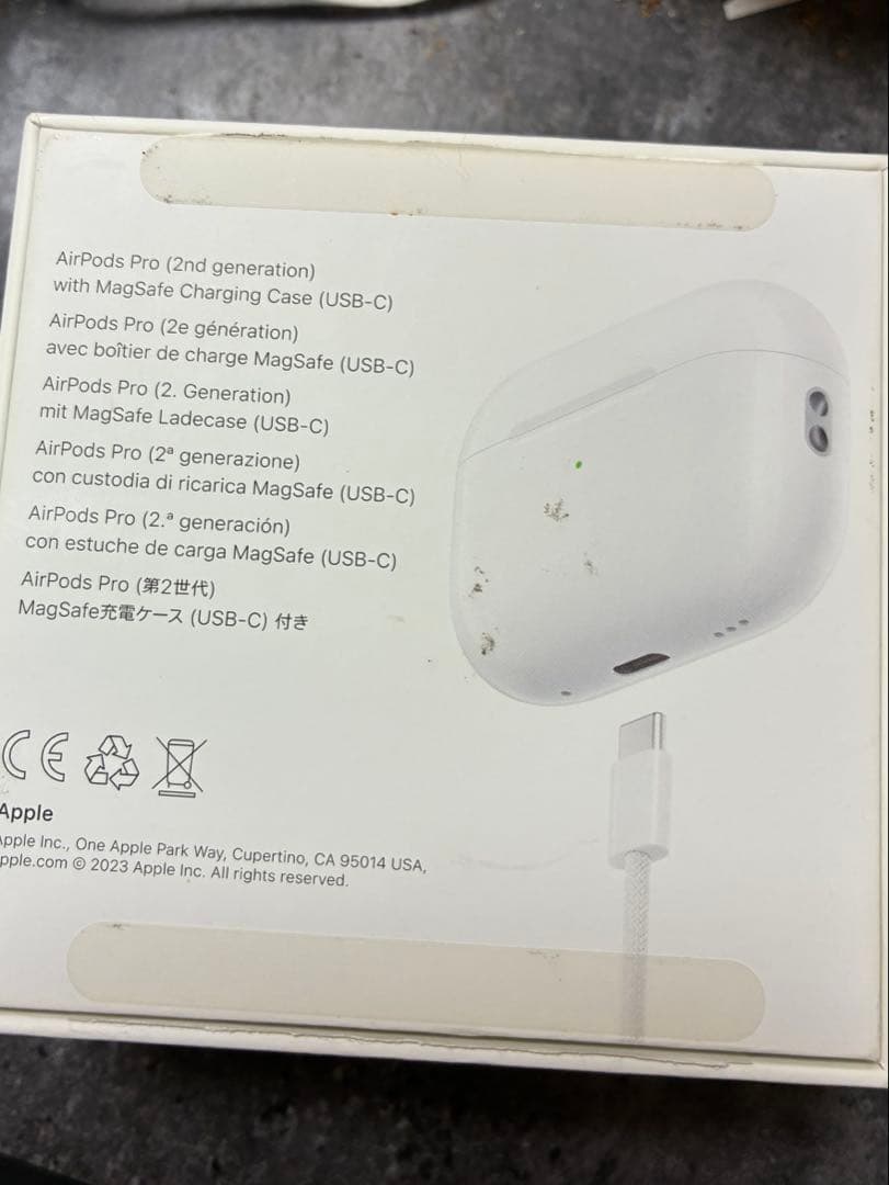 Apple AirPods Pro 第2世代 タイプC（正規品の証・刻印あり）