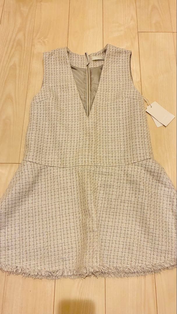 CELFORD セルフォード バリエーションAラインツイードワンピース　36