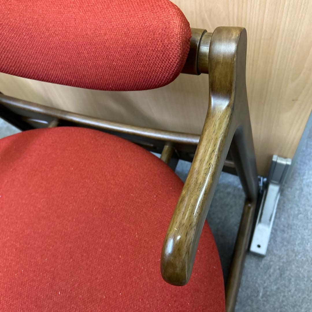 ダイニングチェア KIRITSU 起立木工 CAチェア 400CH-赤