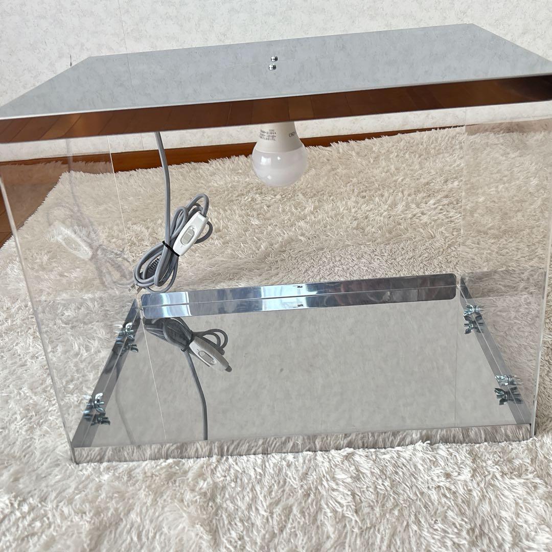 未使用】LED 照明 アクリル製 食品 ショーケース イベント 催事 模擬店