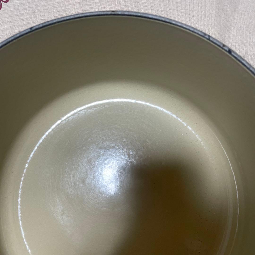 《希少》ルクルーゼ 24cm 希少 カクタスグリーン ココットロンド