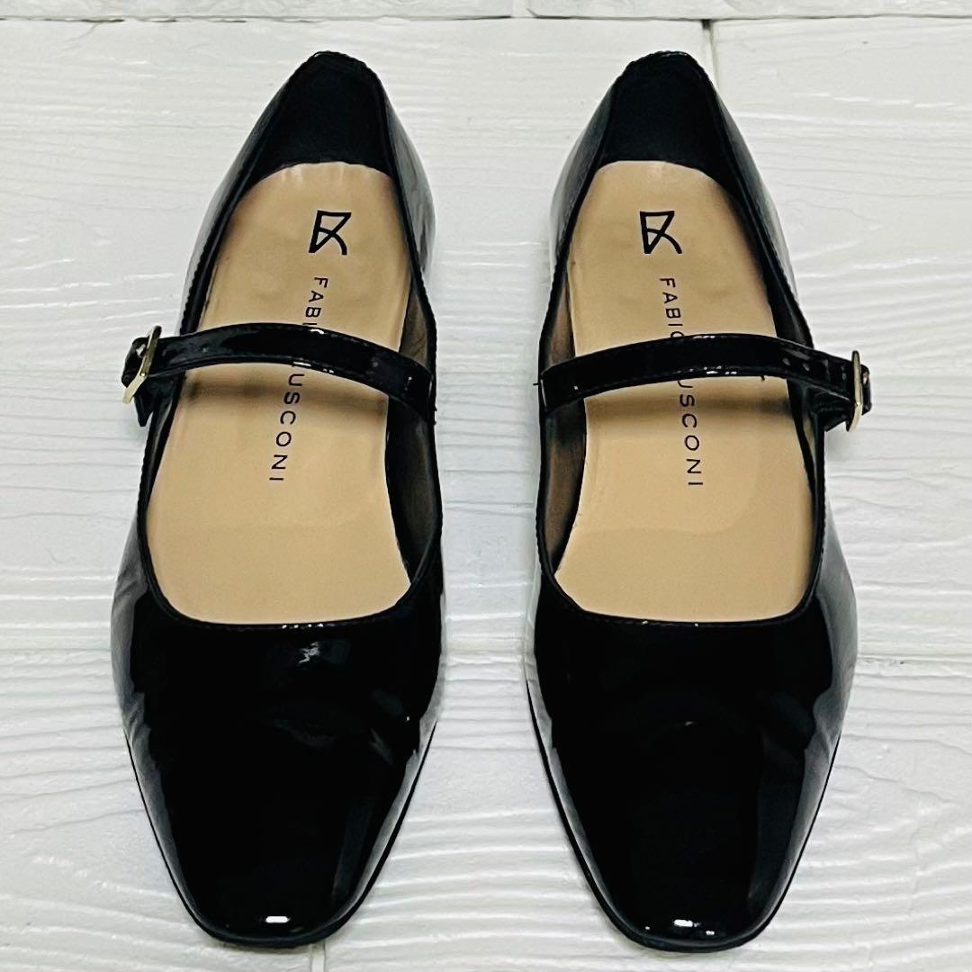 FABIO RUSCONI IENA メリージェーン　エナメルパンプス36