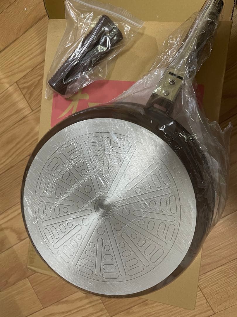 オールパン26cm&22cm。2個セット（茶色/ブラウン）アサヒ軽金属