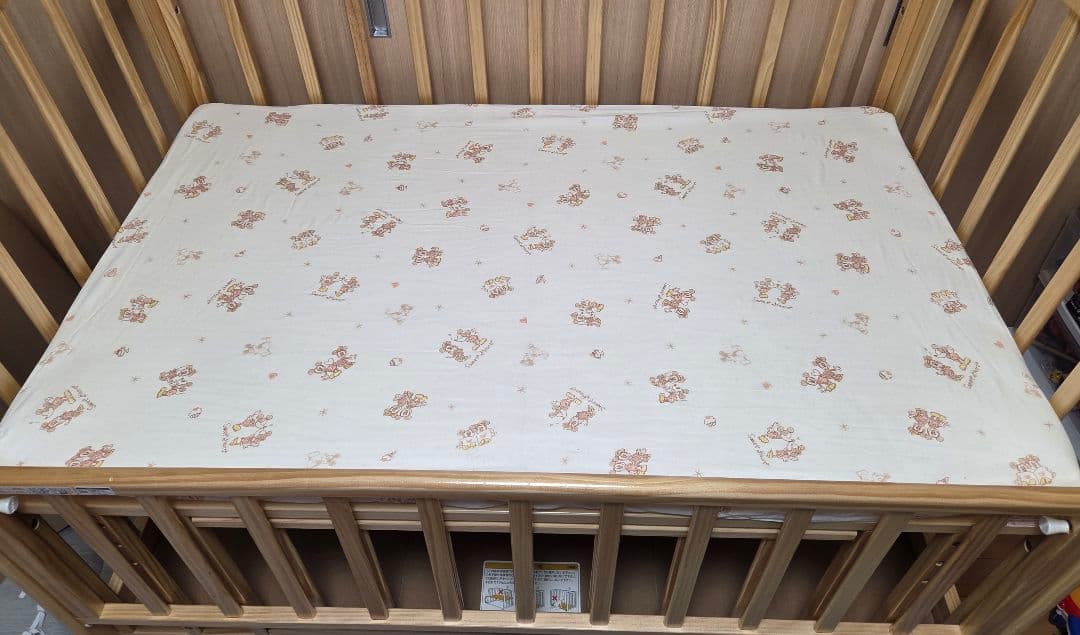 KATOJI　ベビーベッド　ハイポジション　レギュラー　ナチュラル　カトージ