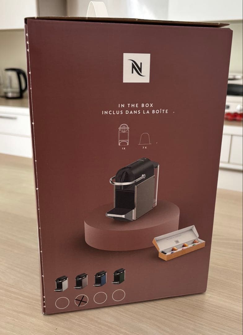 新品未使用品 ネスプレッソ ピクシー スリー チタン