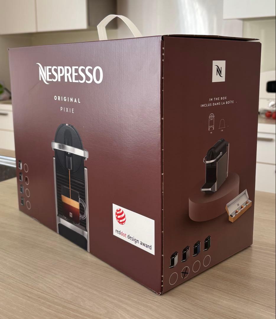 新品未使用品 ネスプレッソ ピクシー スリー チタン