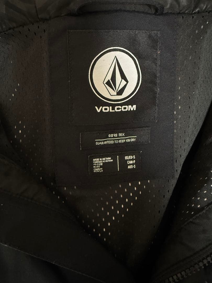 VOLCOM DUA GORE-TEX ブラックジャケット S