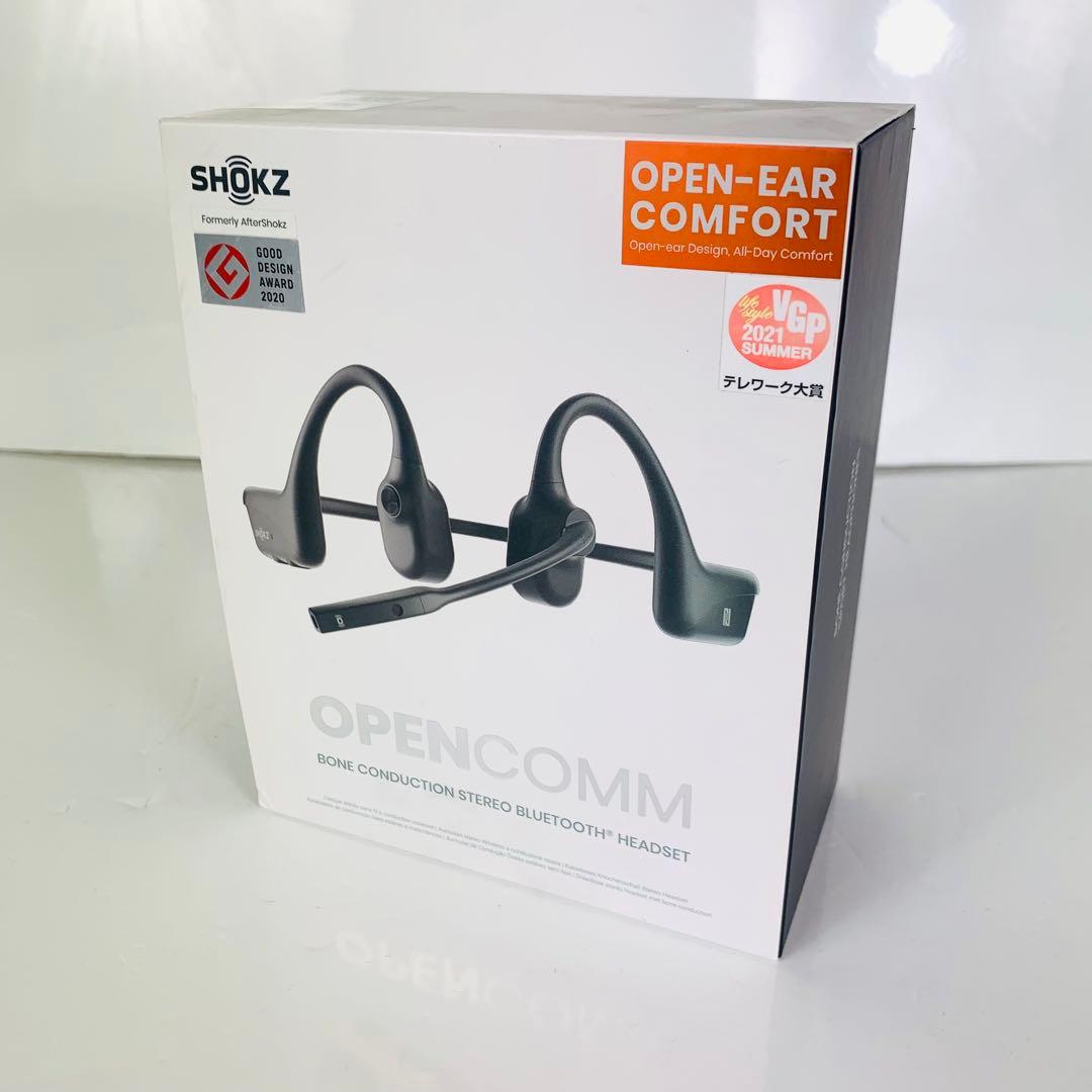 Shokz OpenComm C102 骨伝導イヤホン｜リモート会議向け