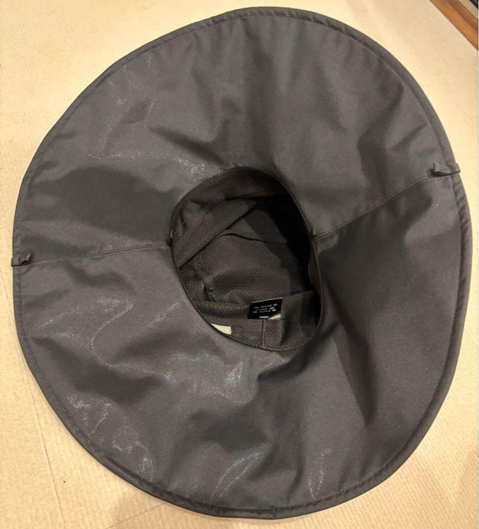 未使用 サンバリア１００ 帽子 ナチュラル ワイド ハット つば広 完全遮光