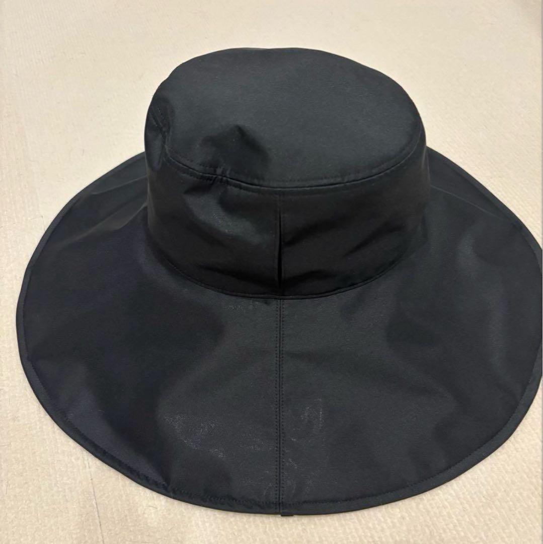 未使用 サンバリア１００ 帽子 ナチュラル ワイド ハット つば広 完全遮光