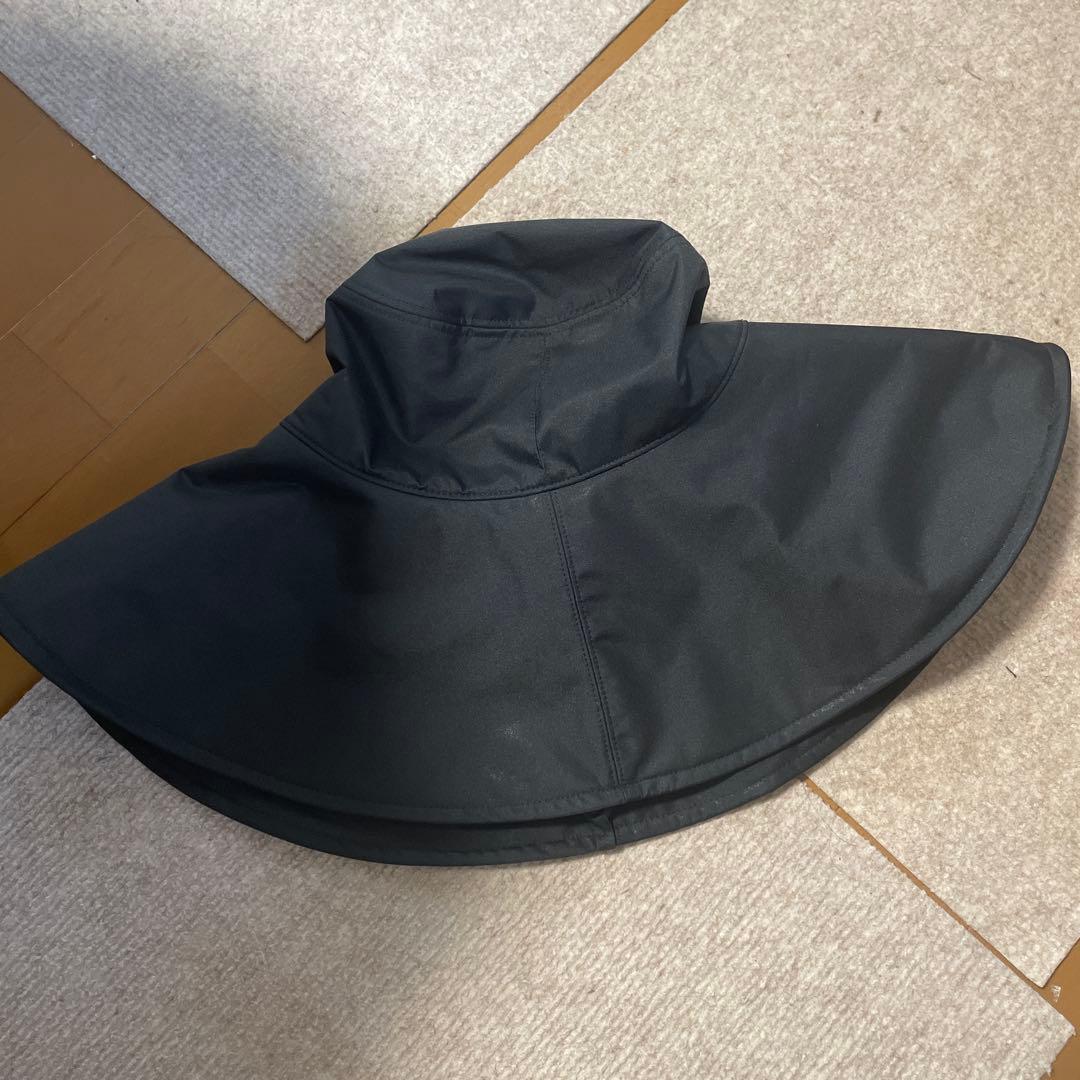 未使用 サンバリア１００ 帽子 ナチュラル ワイド ハット つば広 完全遮光