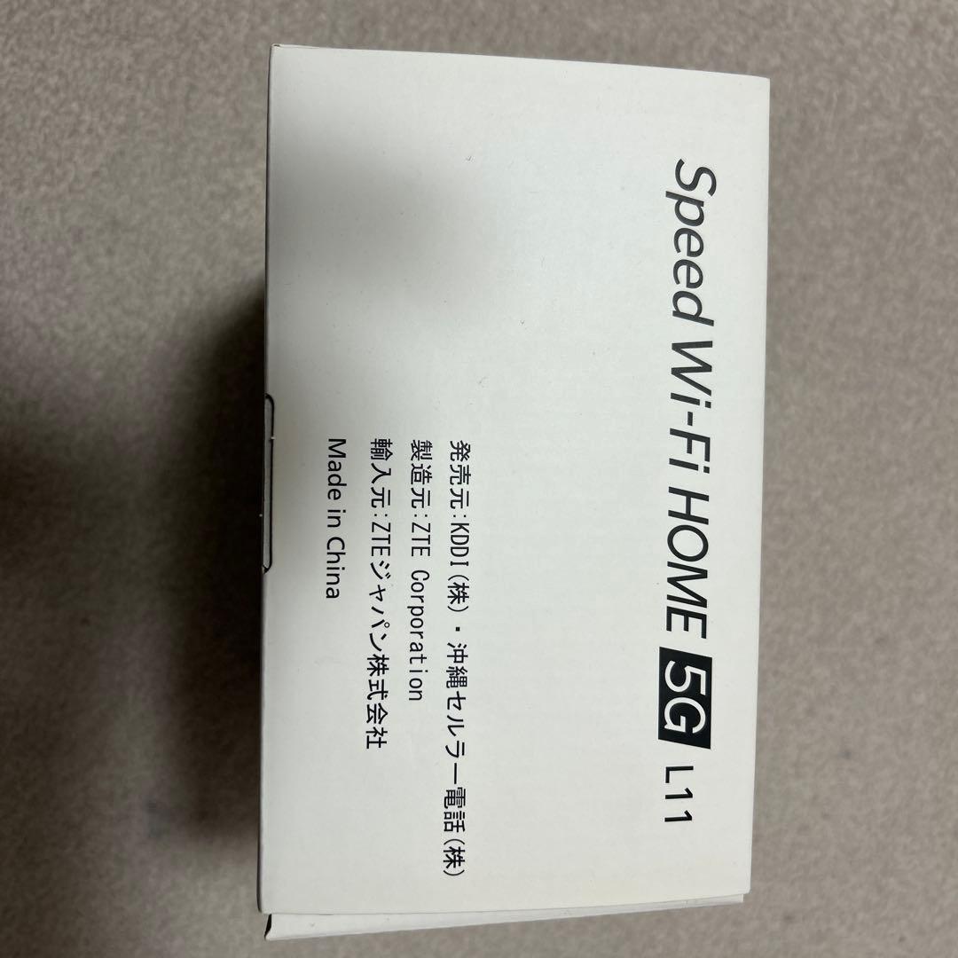 Speed Wi-Fi  5G L11 ＺＴＲ01ホワイト