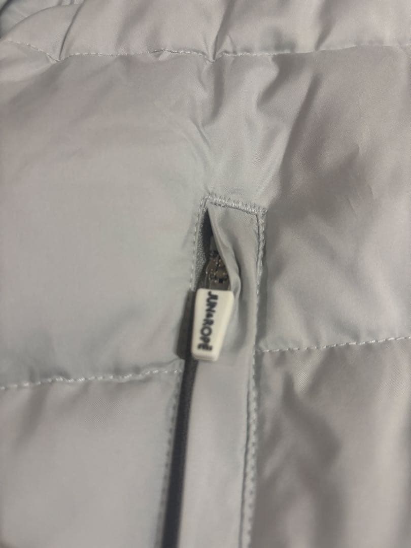 JUN&ROPE ダウンジャケット 4WAY 蓄熱 グレー