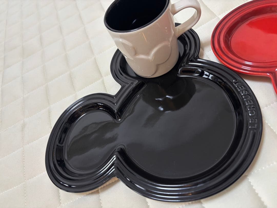 ル・クルーゼ) ミッキーマウステーブルウェアセット　箱無し未使用