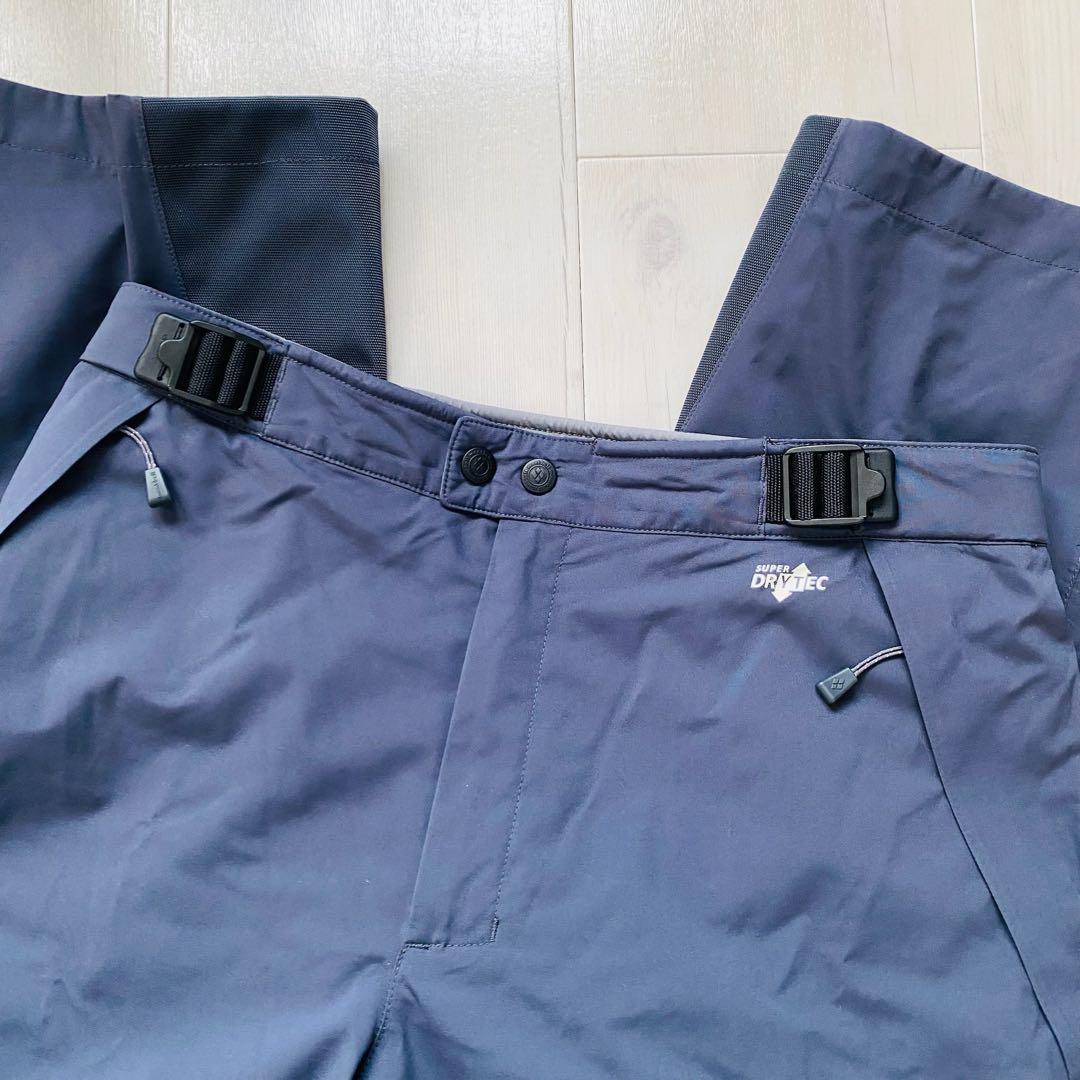 美品　モンベル　パウダーステップ パンツ　ダークグレー　バッグ付き