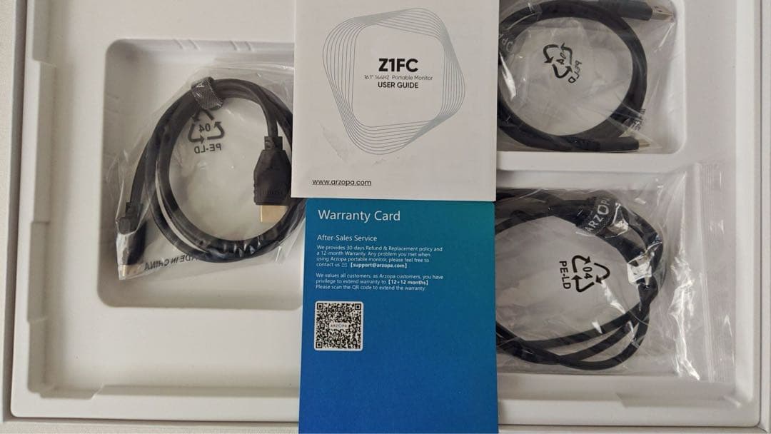 ARZOPA ディスプレイ本体　16.1inch