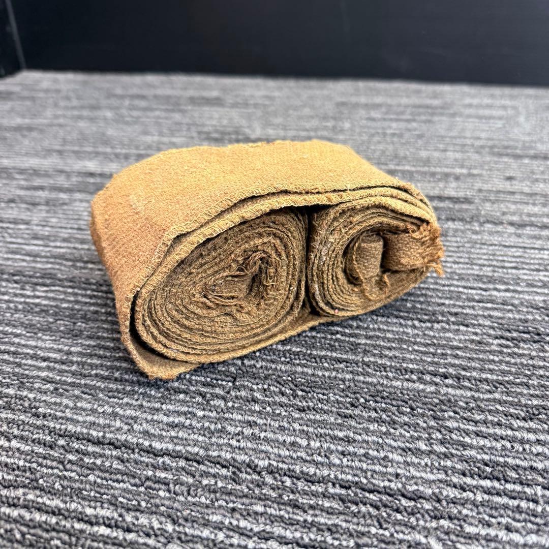 ①【極希少】軍物 ヴィンテージ ゲートル 巻脚絆 杉綾織 左右セット 当時物