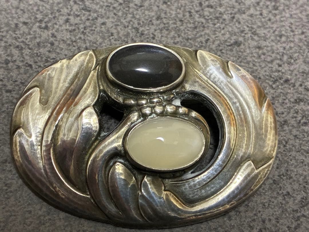 希少  ジョージ・ジェンセン ムーンブロッサム　ブローチ