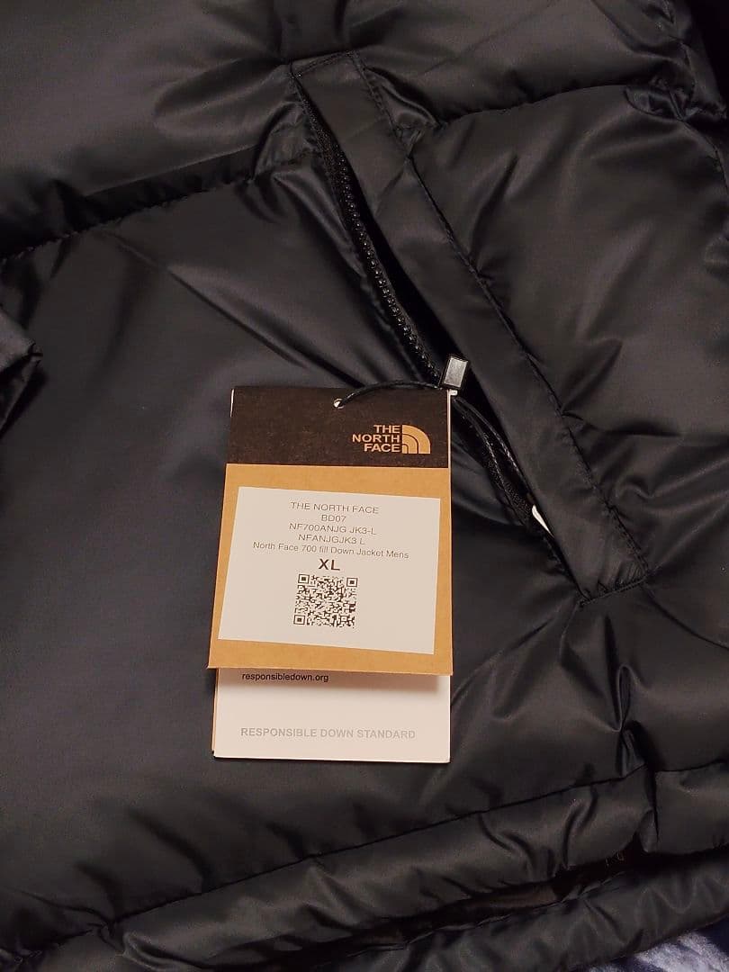 THE** NOR TH FACE.** ブラックダウンジャケット