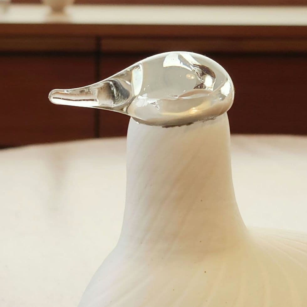 【週末限定セール】Oiva Toikka 大型バード　イッタラ ホワイト