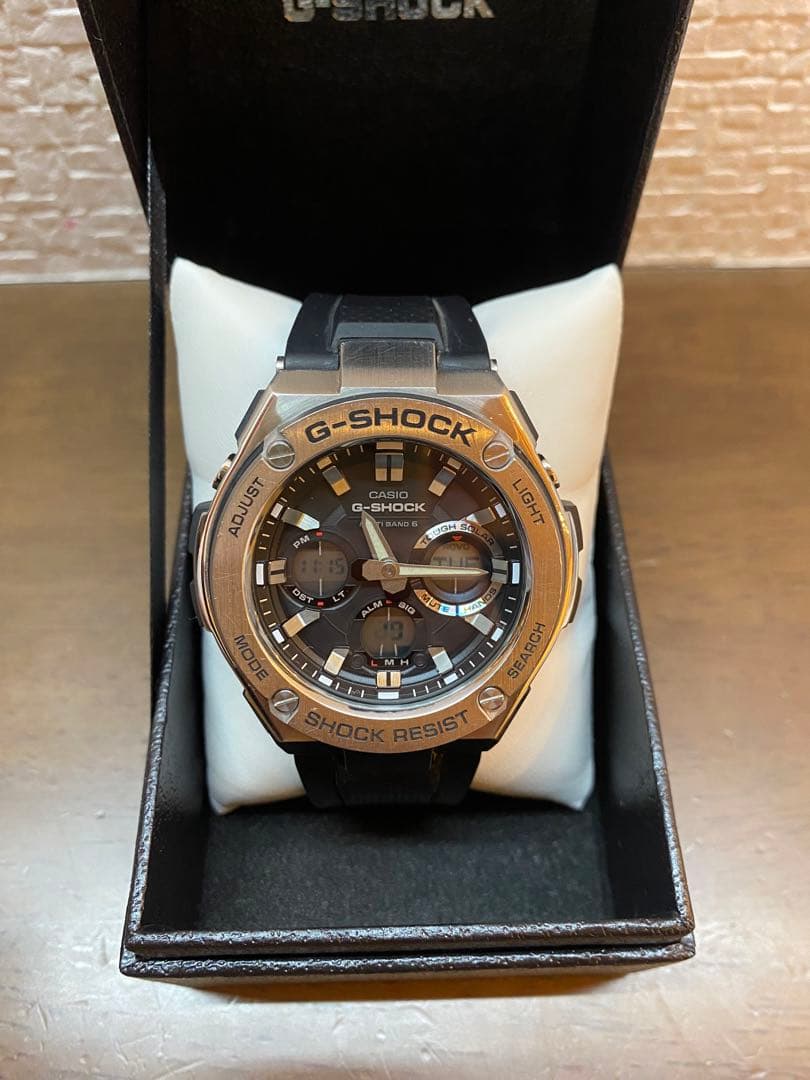 【お得品】G-SHOCK GST-W110 1AJF 電波ソーラー　タフソーラー