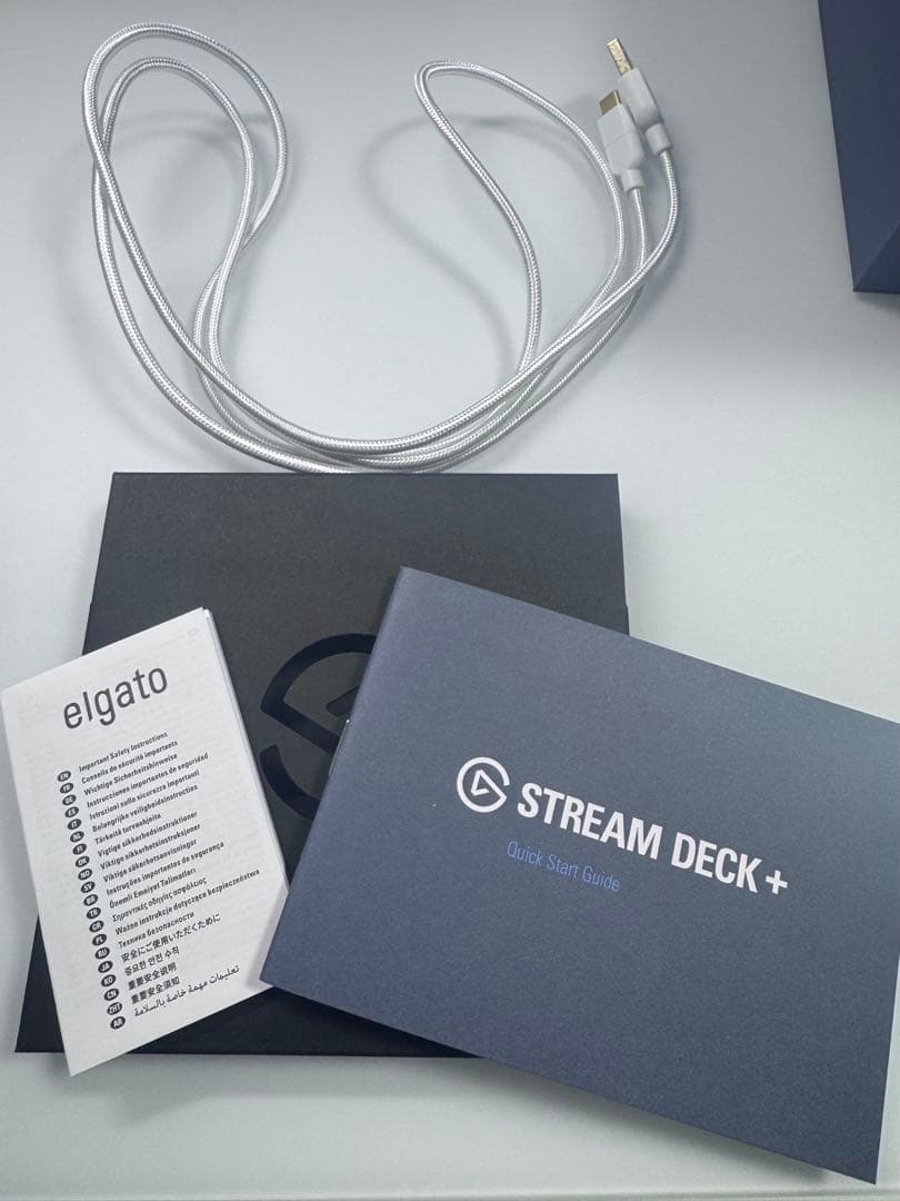 美品 Elgato Stream Deck + ホワイト