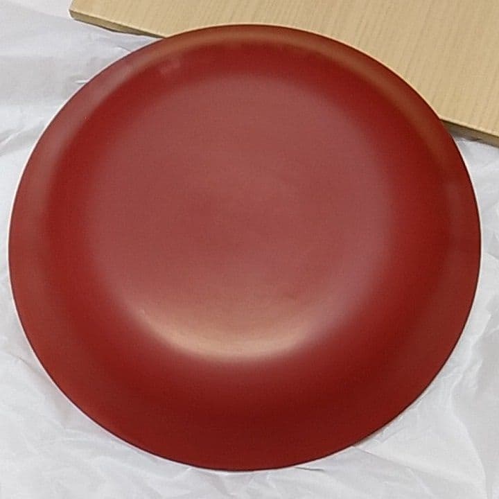 村上堆朱　鉢　大（岩牡丹)　立付