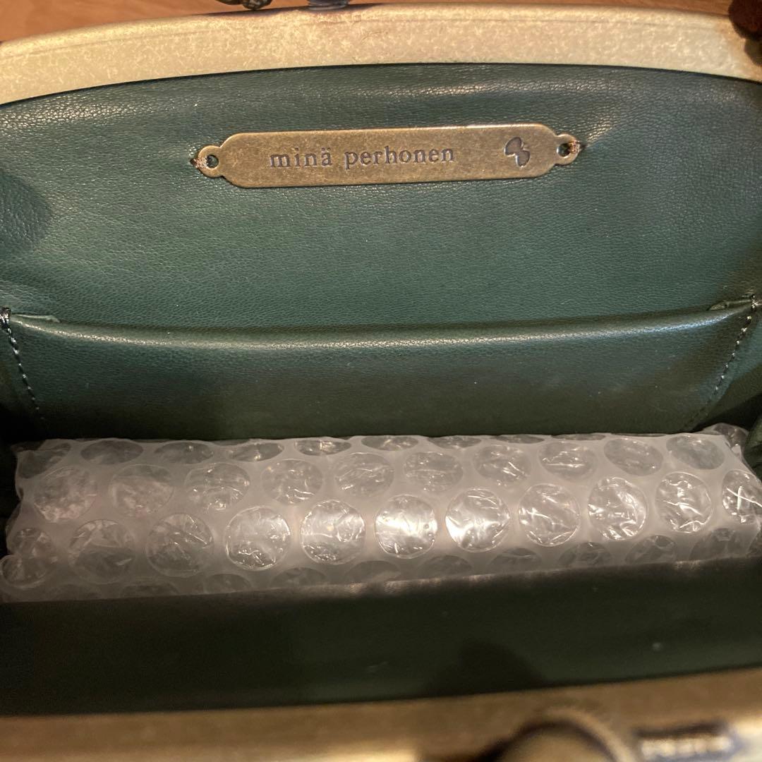 【新品未使用】ミナペルホネン☆voix☆ガドルバッグ☆ブラウン♡