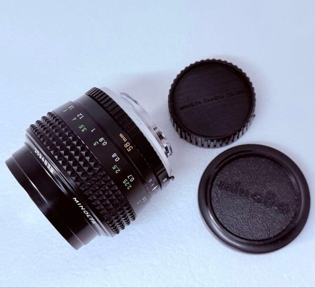 Minolta MC ROKKOR-PG 58mm F1.2 後期 各動作良好